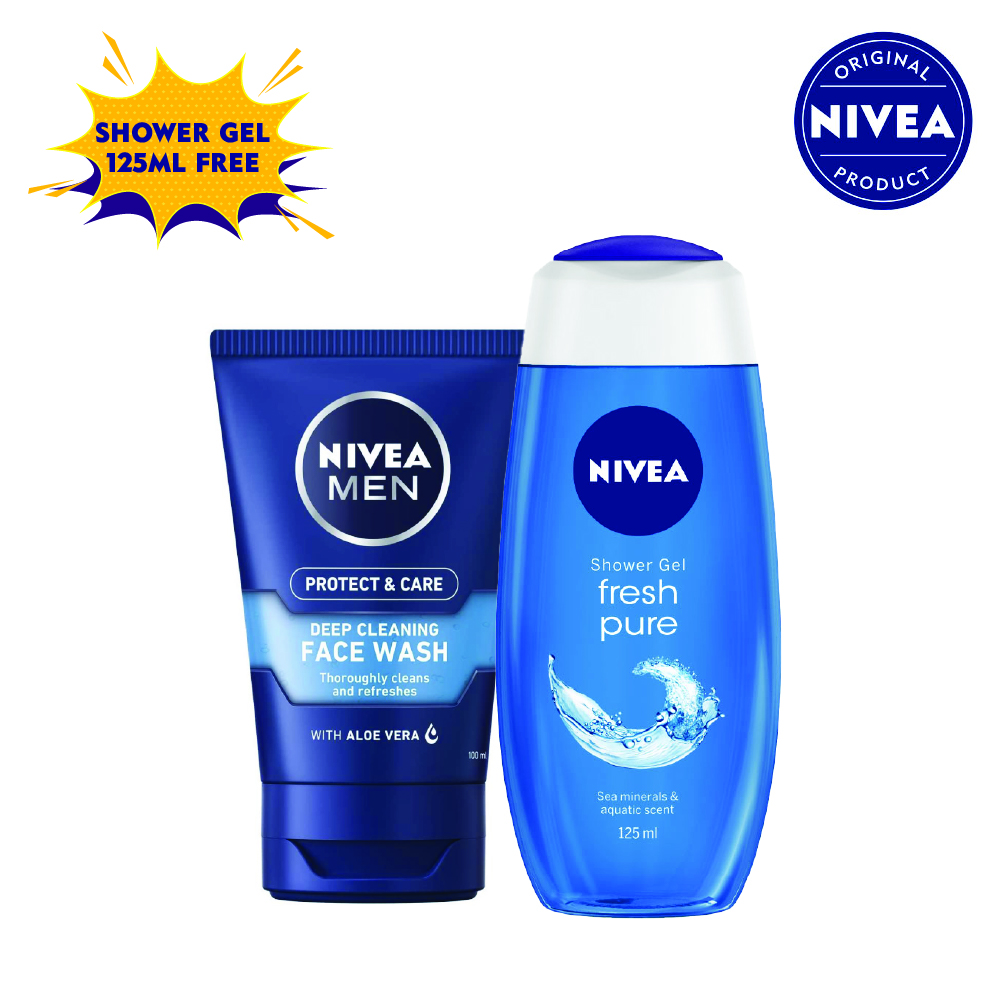 Buy Nivea Men Protect Care Deep Cleaning Face Wash Ml Get Nivea