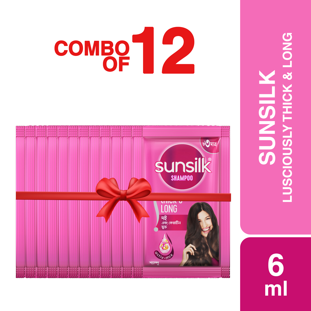 Sunsilk Shampoo Lusciously Thick Long Ml Combo Of Packs