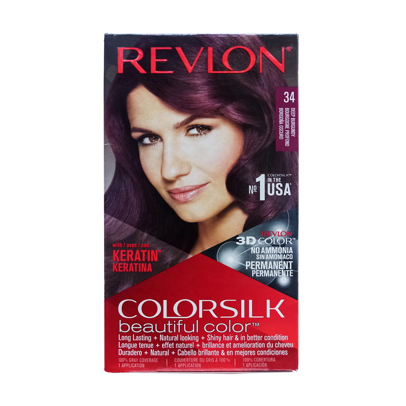 Revlon Colorsilk Hair Color Deep Burgundy 34