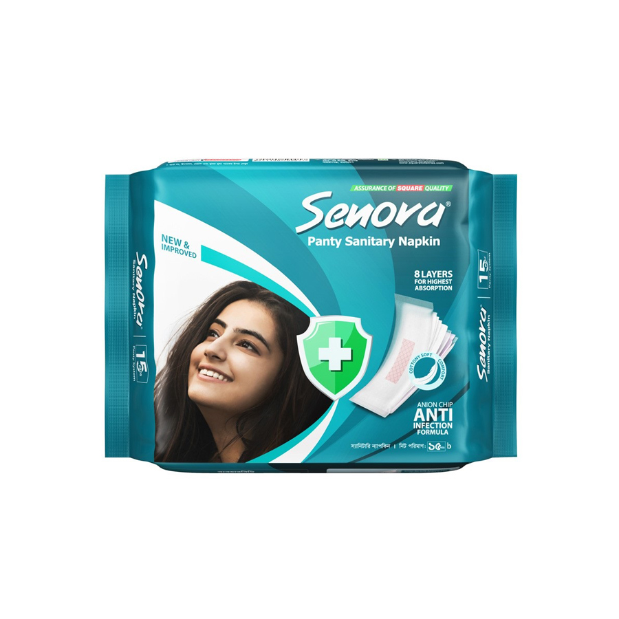 Senora Panty Sanitary Napkin 15 Pads