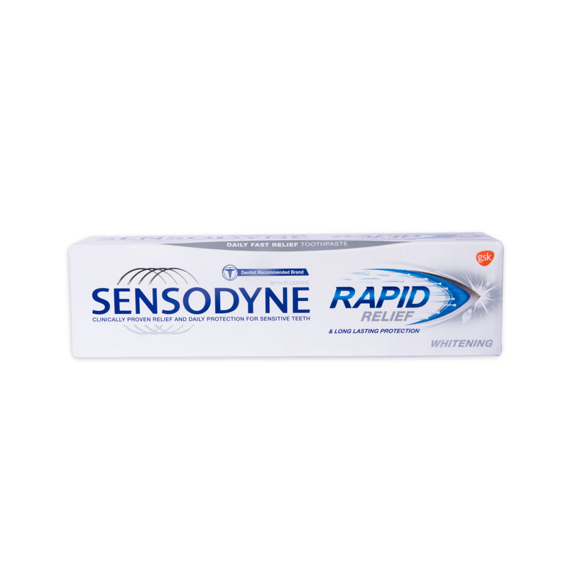 Sensodyne Rapid Relief Whitening And Long Lasting Protection Toothpaste Uk