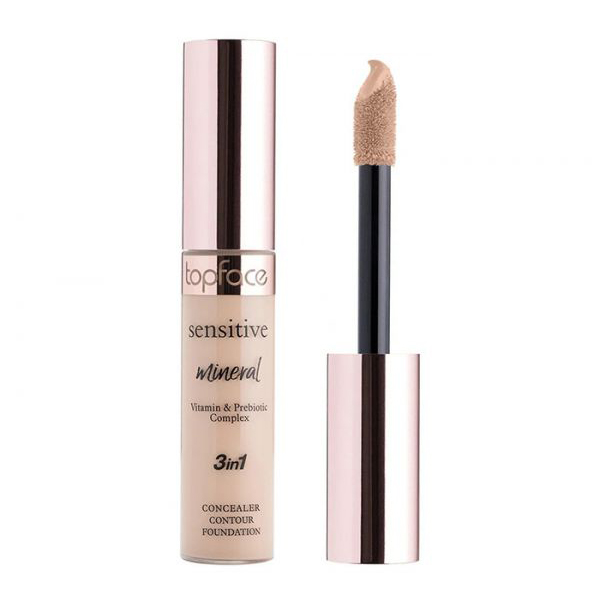 Topface sensitive mineral 3 in 1 concealer contour foundation rose