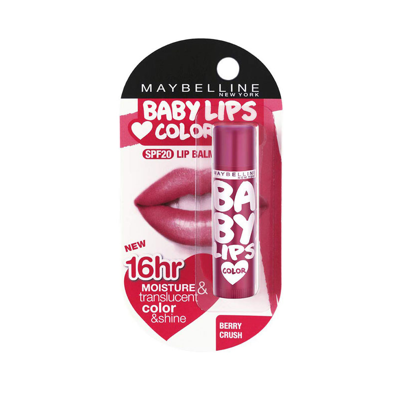 Maybelline Baby Lips Color 16 Hr Moisture & Translucent Color & Shine ...