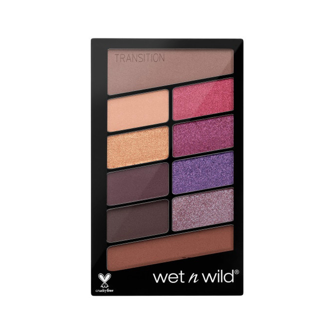 Wet n wild Color Icon 10 Pan Eye shadow Palette - V.I.Purple