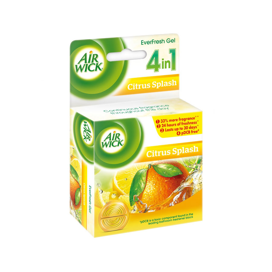 Air Wick Everfresh 4in1 Freshener Gel Citrus Splash