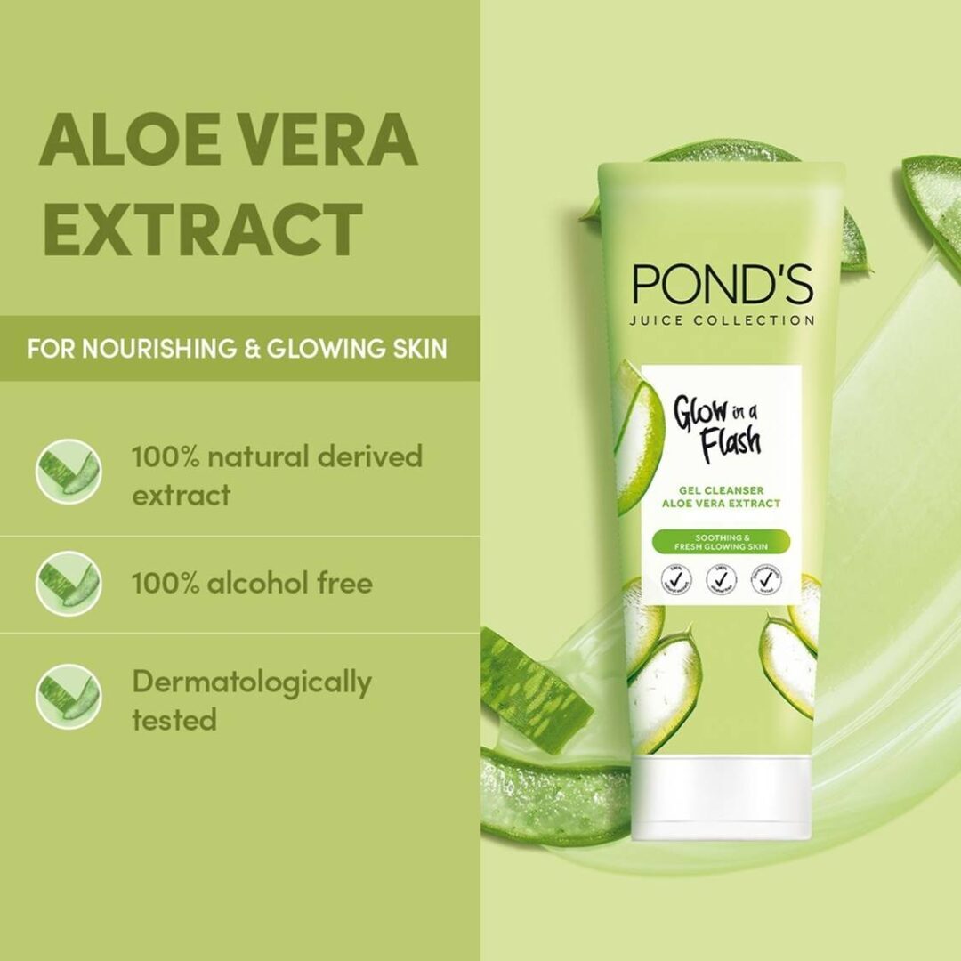 Pond's Juice Collection Facial Cleanser Aloe Vera Extract