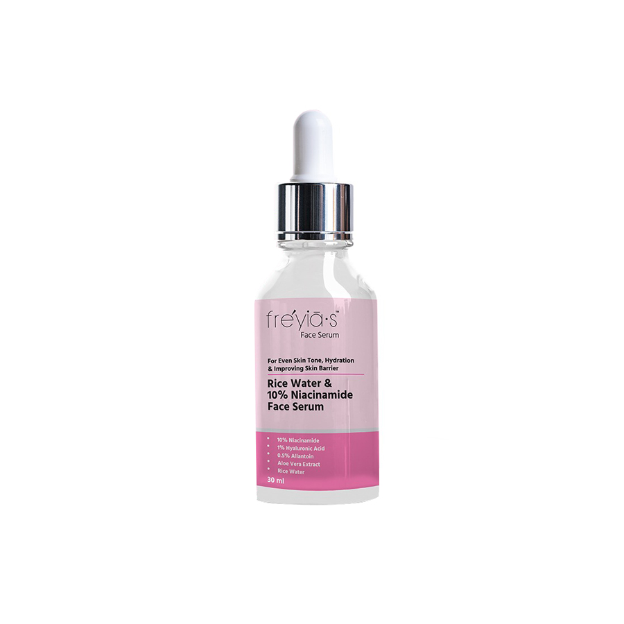 Freyias Rice Water & 10% Niacinamide Face Serum