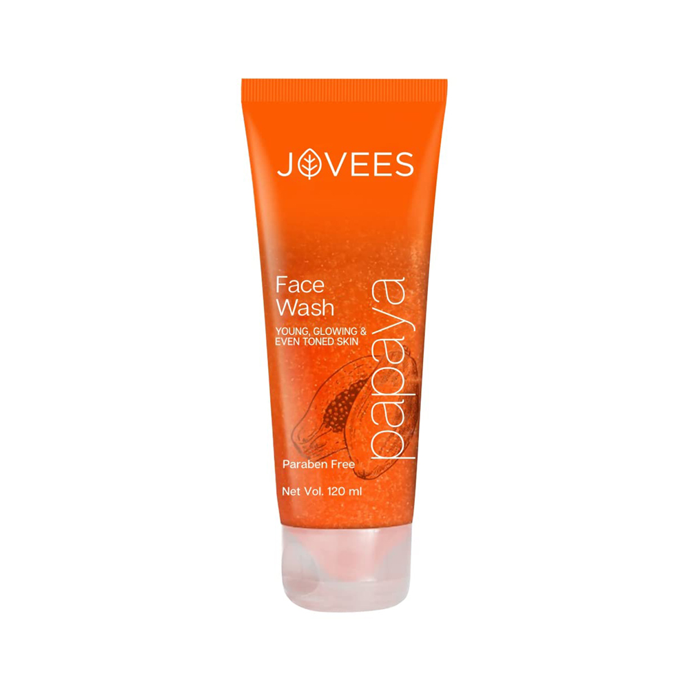 Jovees Herbal Papaya Face Wash for Young Glowing & Even Toned Skin