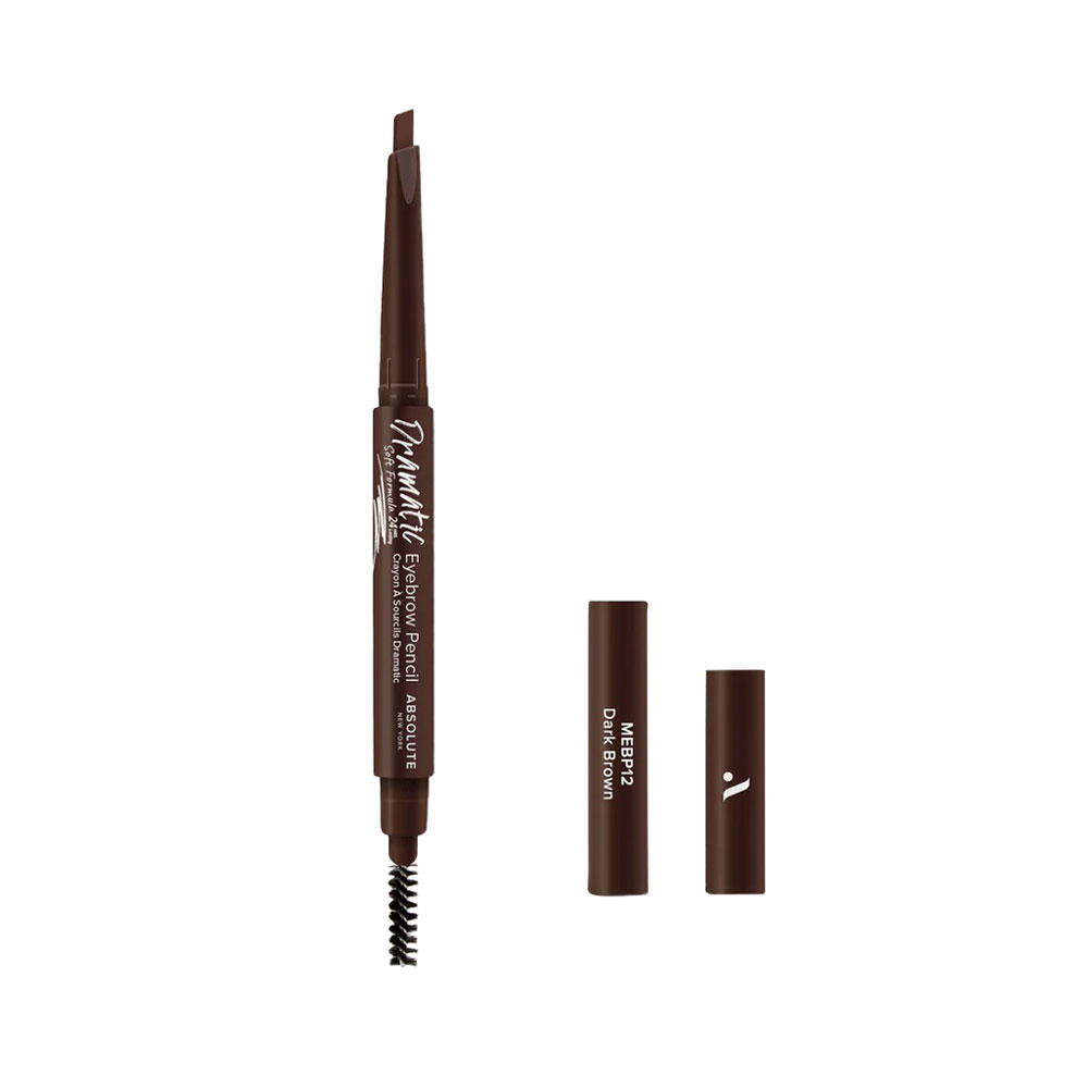 Absolute New York Perfect Eyebrow Pencil-Dark Brown MEBP12 (Soft Formula)