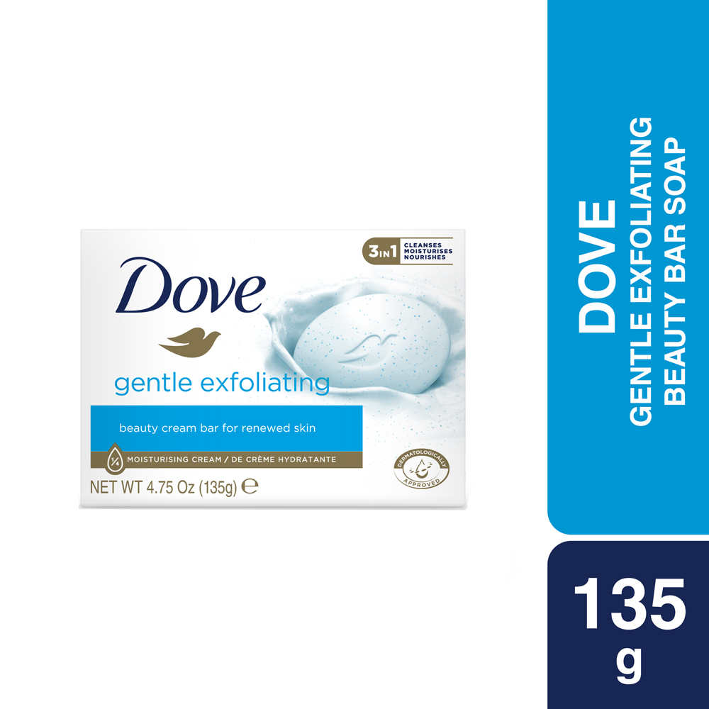 Dove Beauty Bar Soap Gentle Exfoliating 135g 0832