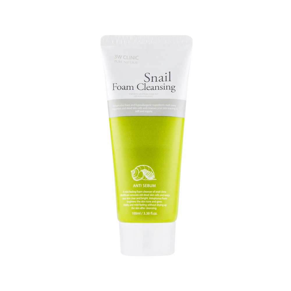 3W Clinic Snail Cleansing Foam