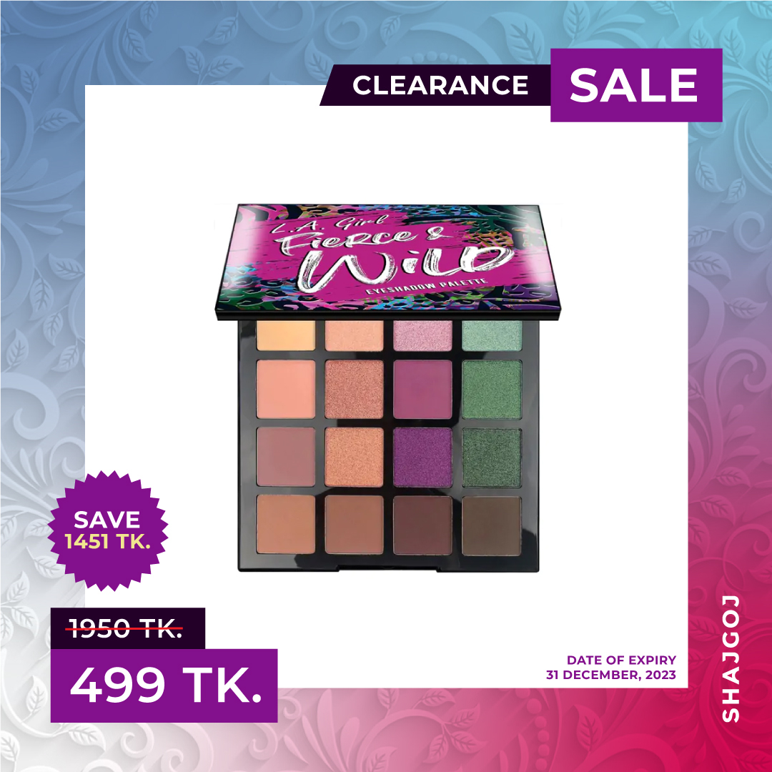 L. A. Girl Fierce & Wild Eyeshadow Palette G42730 Untamed (Expiry