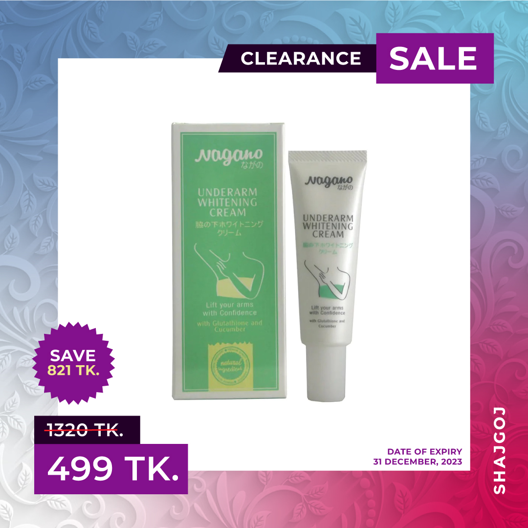 Nagano Under-Arm Whitening Cream (Expiry Date: 31/12/2023)
