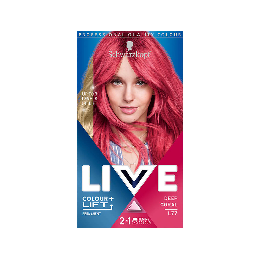 Schwarzkopf Live Colour+ Lift Deep Coral L77