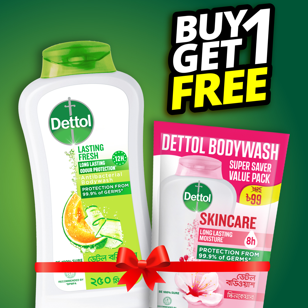 Buy Dettol Lasting Fresh Bodywash Ml With Hour Odour Protection