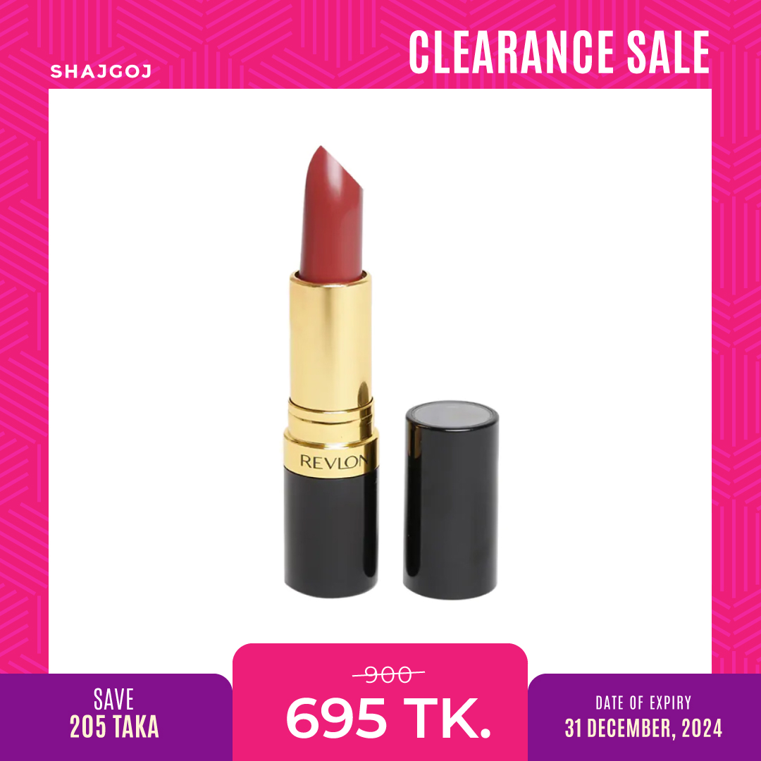 Revlon Super Lustrous Matte Lipstick Retro Red Expiry Date(31/12/2024)