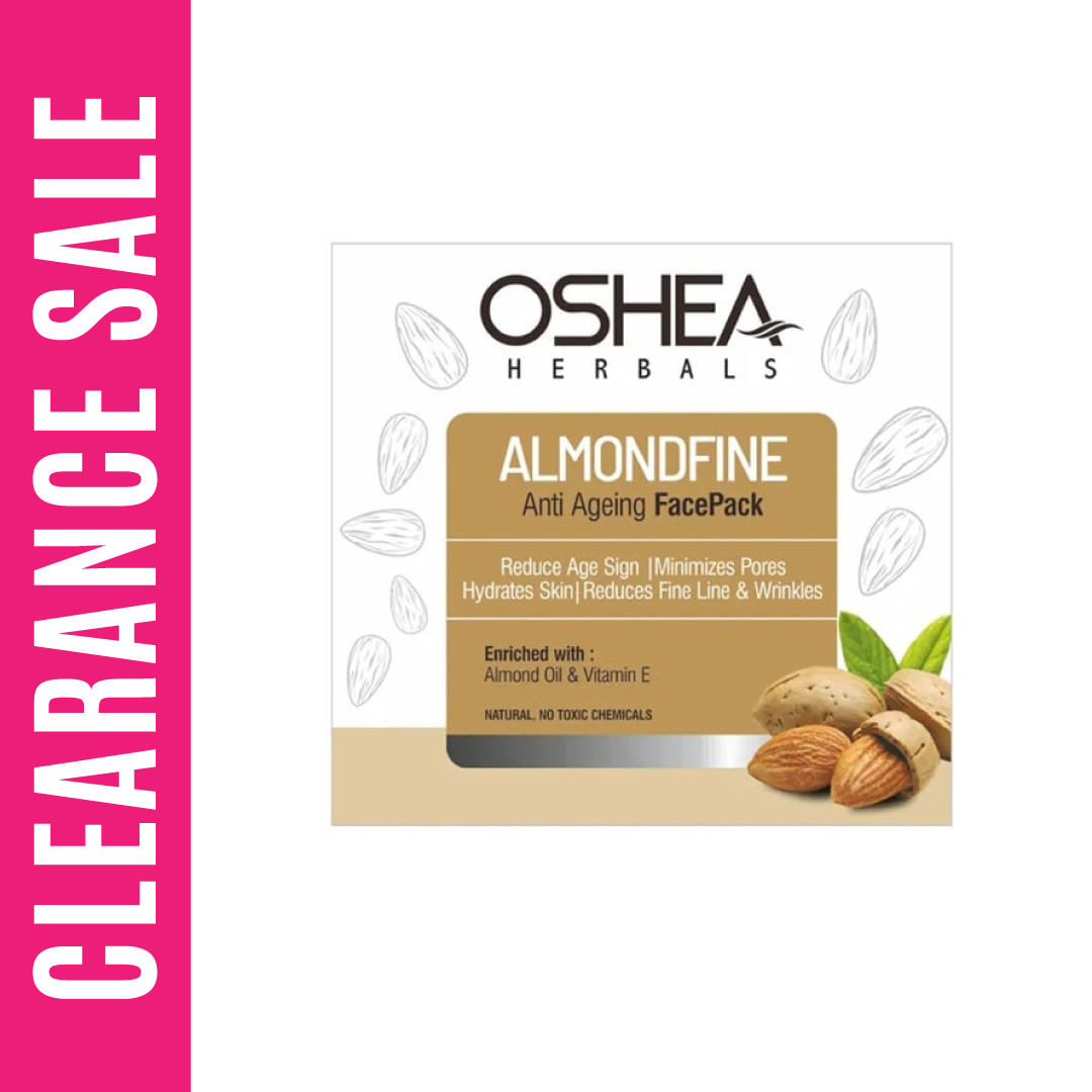 Oseha Herbals Almondfine AntiAgeing Face Pack (Expiry Date 31/12/2024)