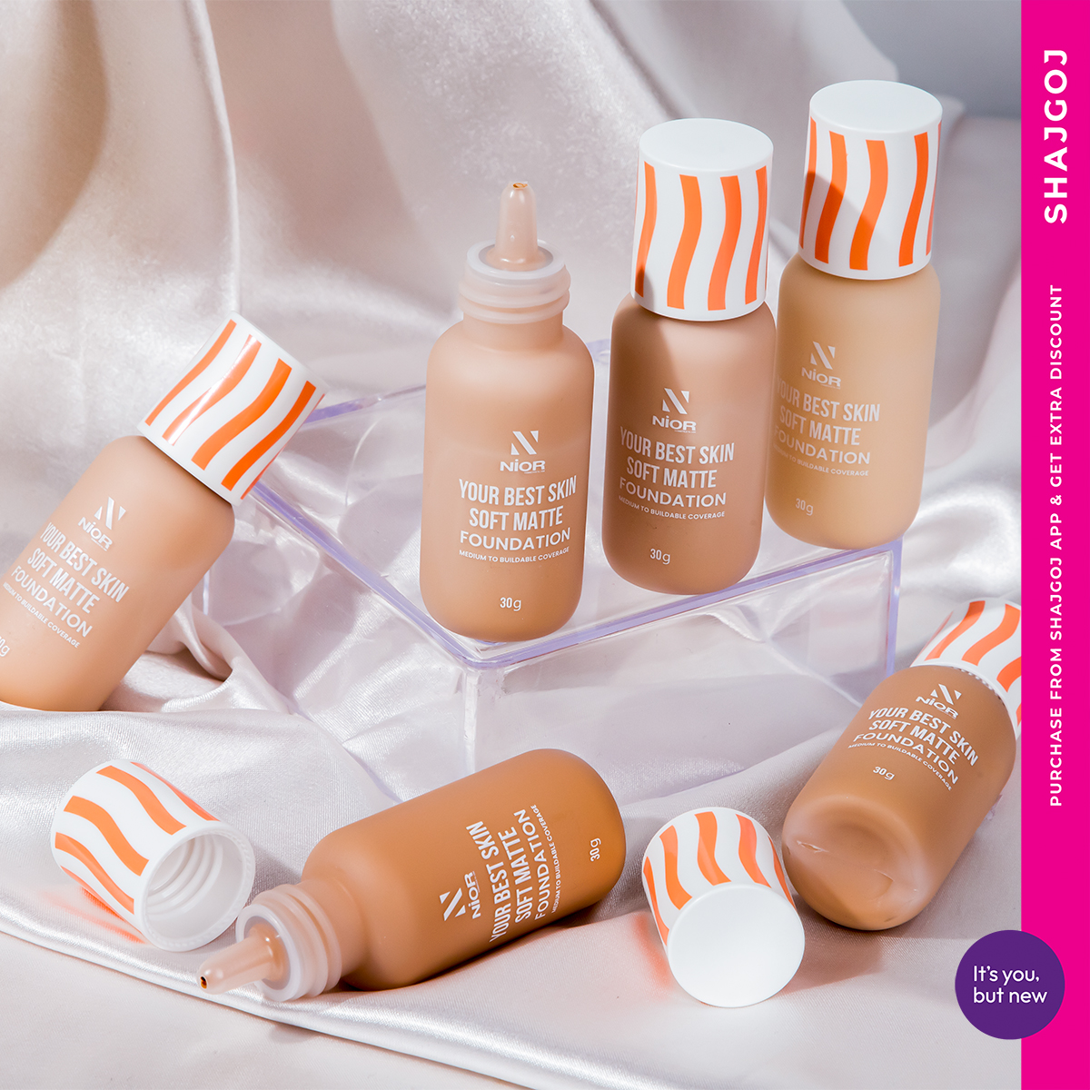 NIOR Your Best Skin Soft Matte Foundation Shell