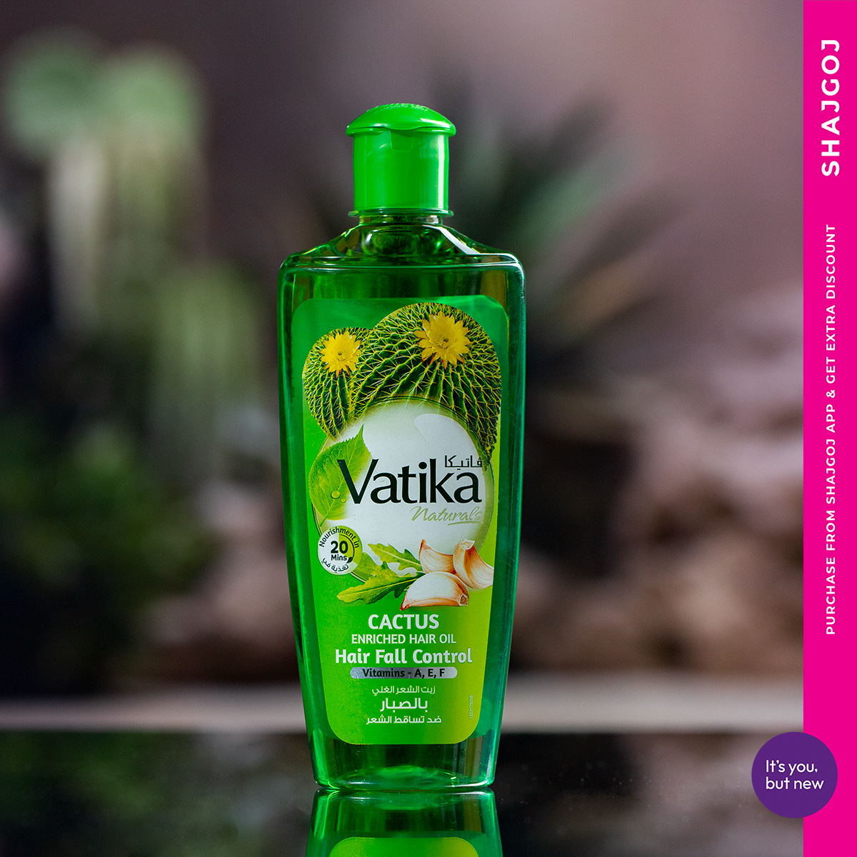 Vatika Naturals Cactus Hair Oil