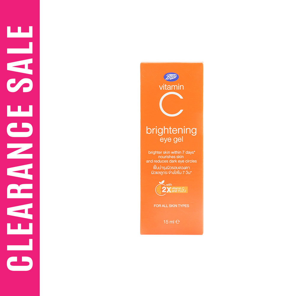 Boots Vitamin C Brightening Eye Gel Expiry Date