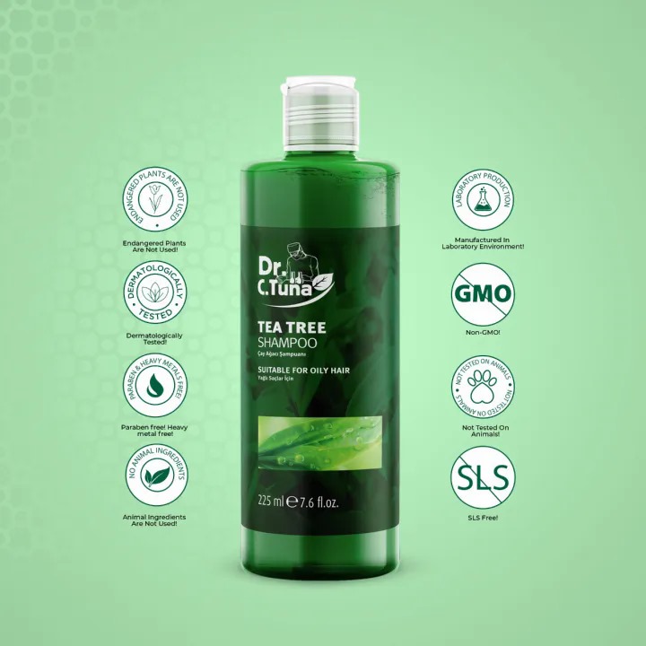 Dr. C.Tuna Tea Tree Shampoo For Oily Hair
