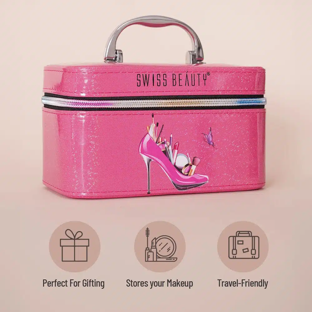 Swiss Beauty Vanity Box - Pink (Medium)