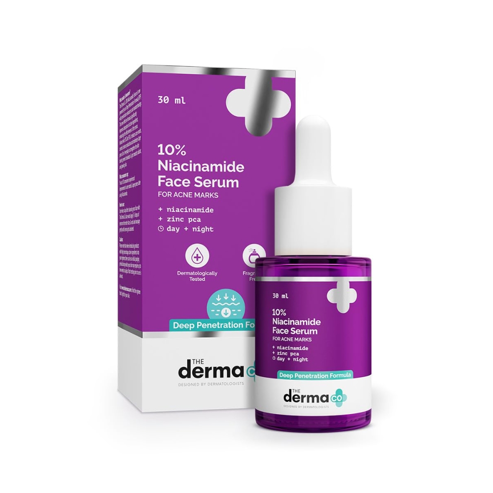 The Derma Co 10% Niacinamide Face Serum for Acne Marks 30ml