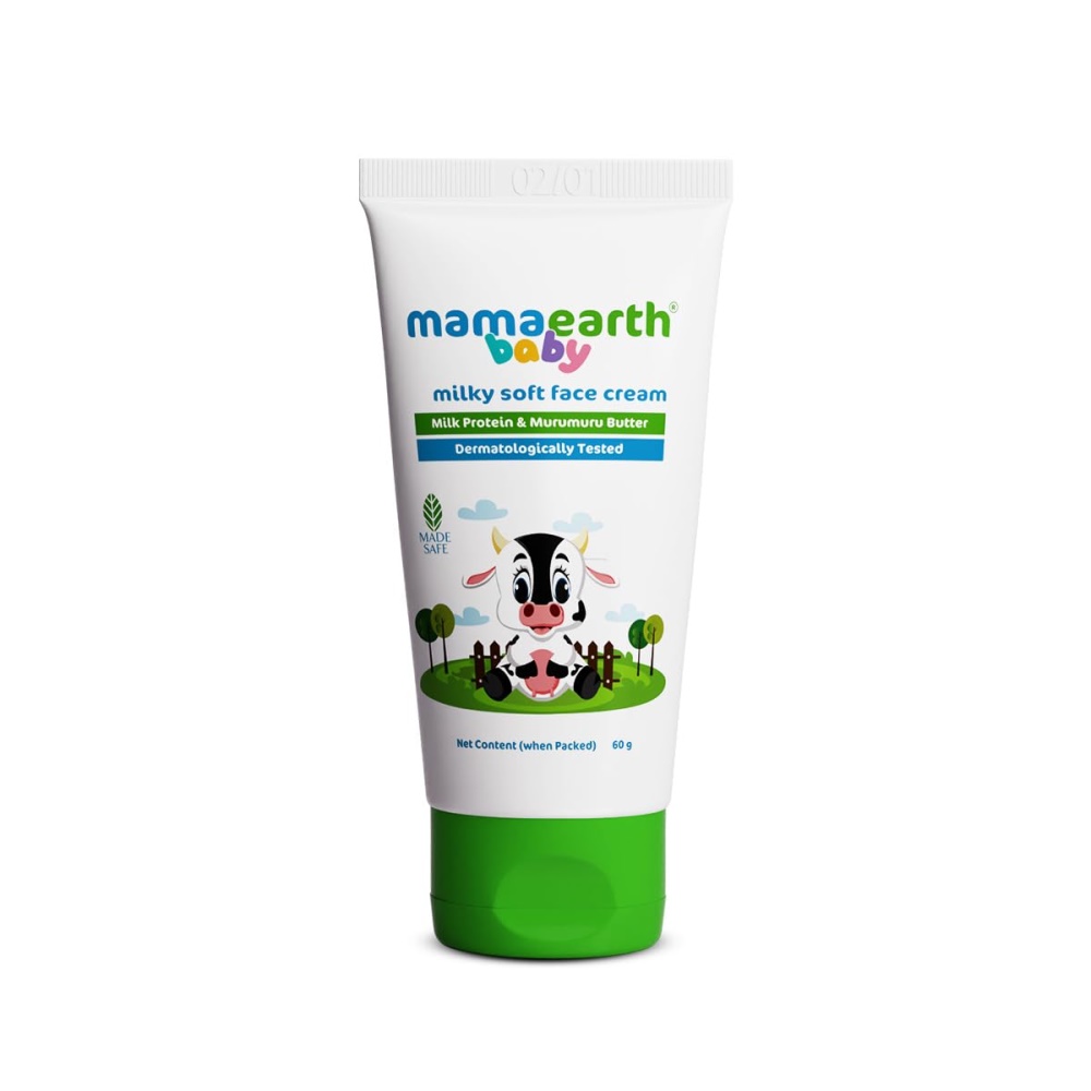Mamaearth milky soft face cream with murumuru butter for babies