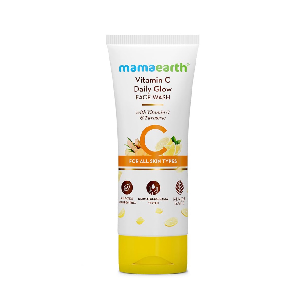 Mamaearth vitamin C face wash with vitamin C and turmeric for skin  illumination