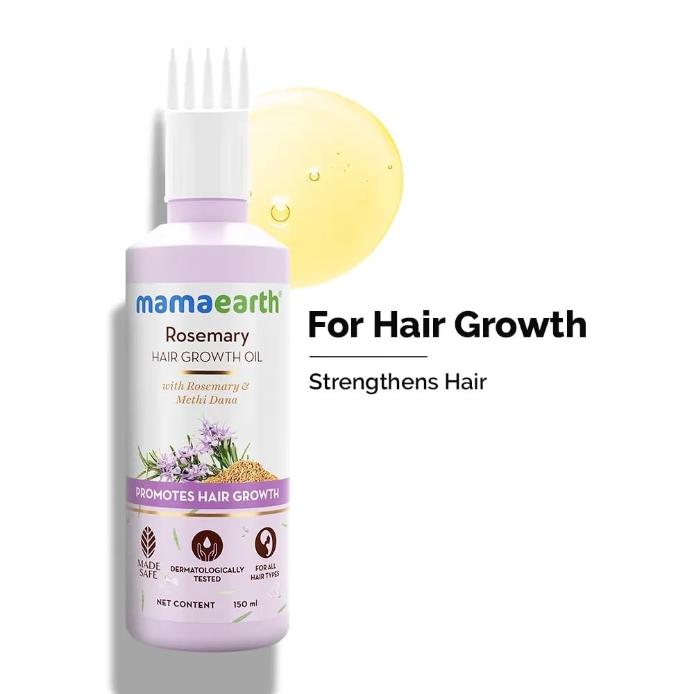 Mamaearth Rosemary Hair Growth Oil 150 ml - Image 8