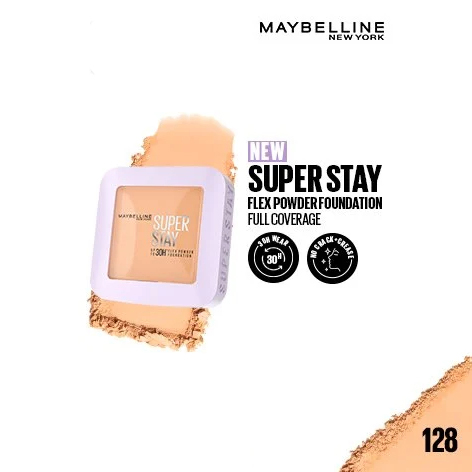 Maybelline Super Stay Flex Powder Foundation - 128
