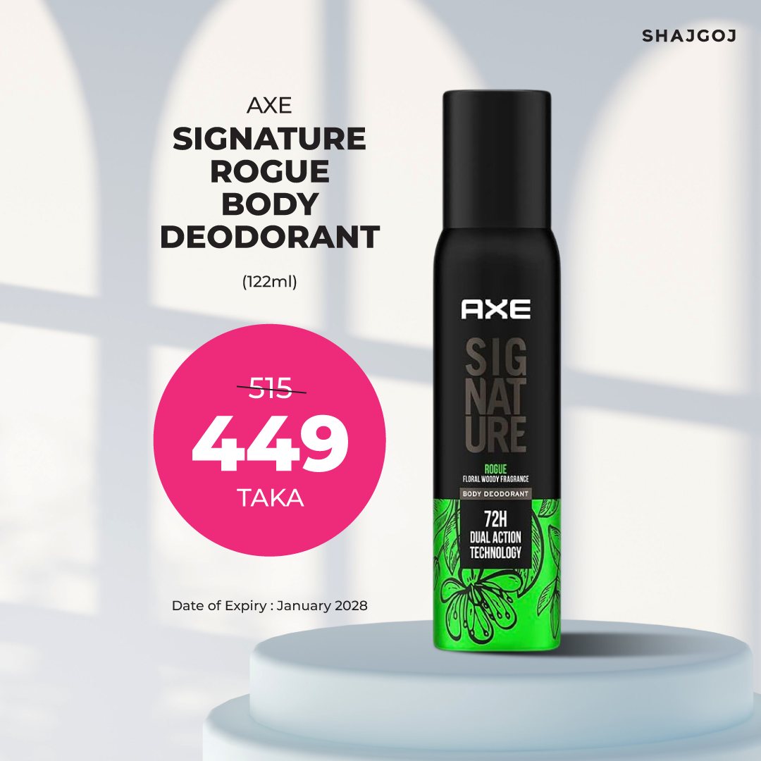 Axe Signature Rogue Long Lasting No Gas Body Deodorant For Men