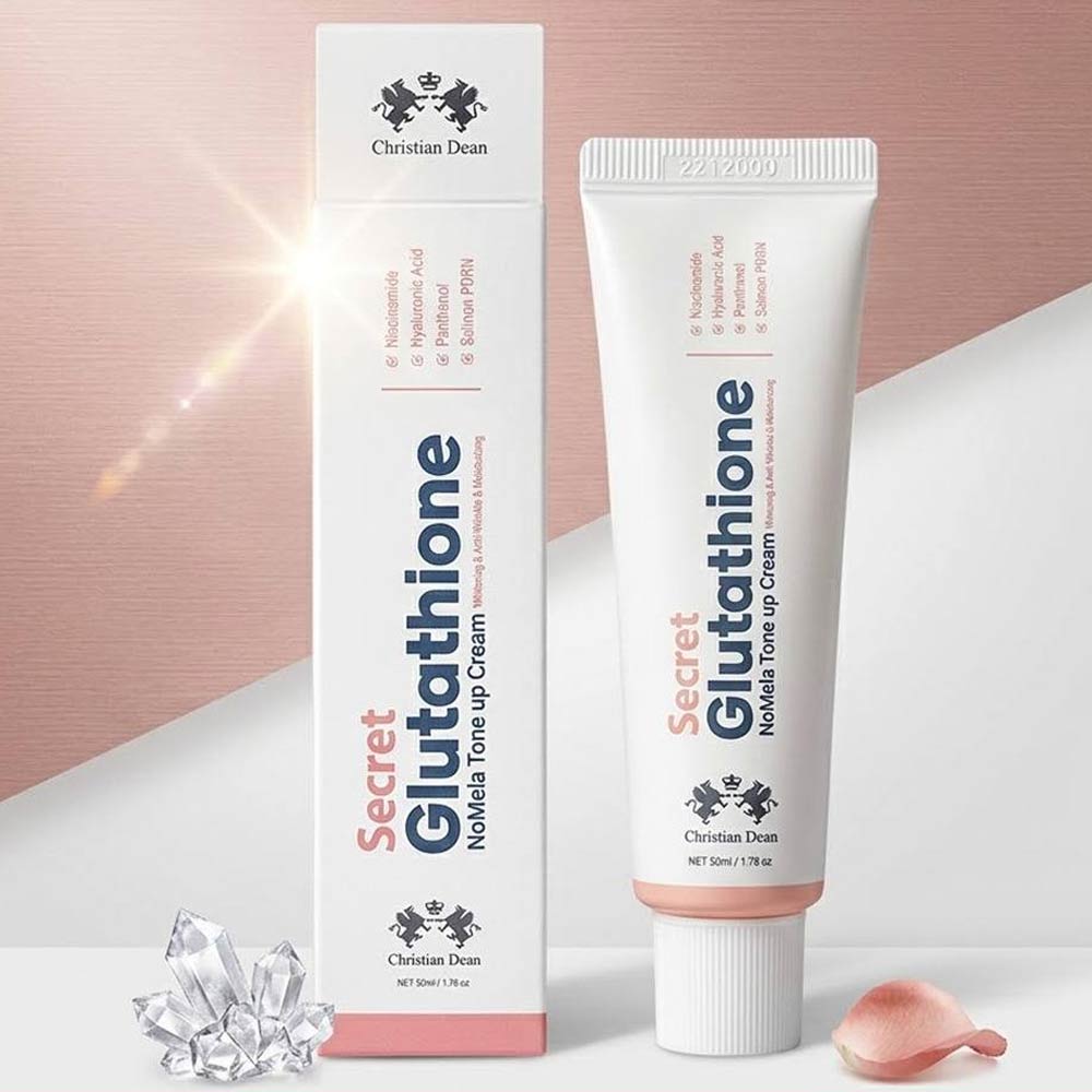 happy secrets glutathione cream Christian Dean Secret NoMela Tone Up -50ml Viên Uống Bổ Sung Halal Vitamins Size:2 Months