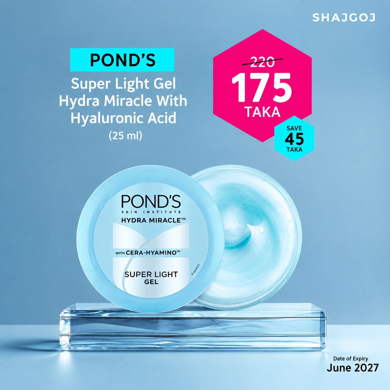 POND'S Super Light Gel Hydra Miracle With Hyaluronic Acid 25ml