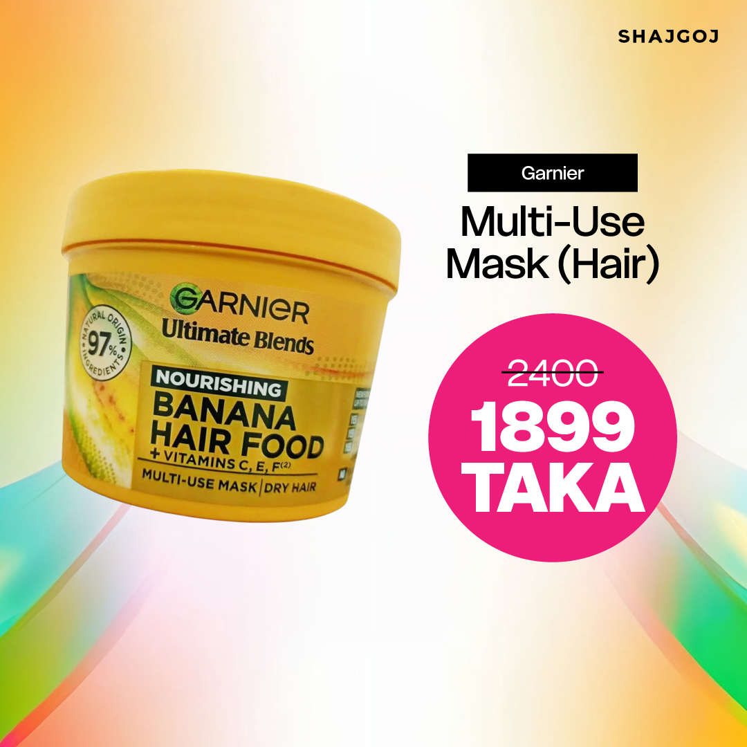 Garnier – Ultimate Blends Hair Food Banana 3-in-1 Dry Hair Mask Treatment